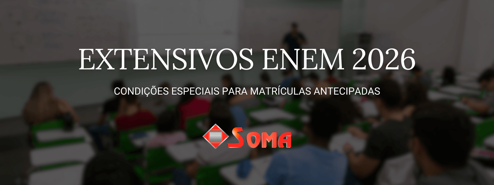 Matrículas aberta para os Extensivos ENEM 2026