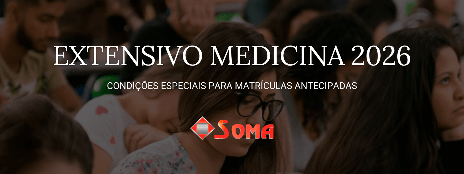 Matrículas aberta para o Extensivo Medicina 2026